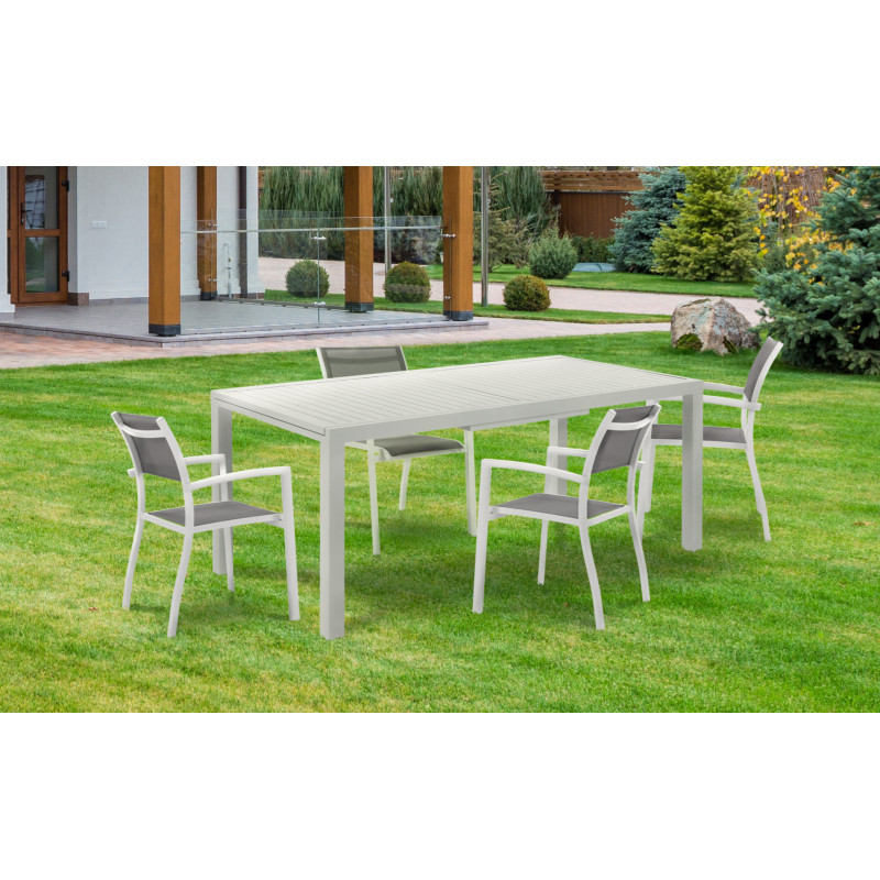 Tavolo Allungabile Nydri White - B 182 X 104 H11 Cm