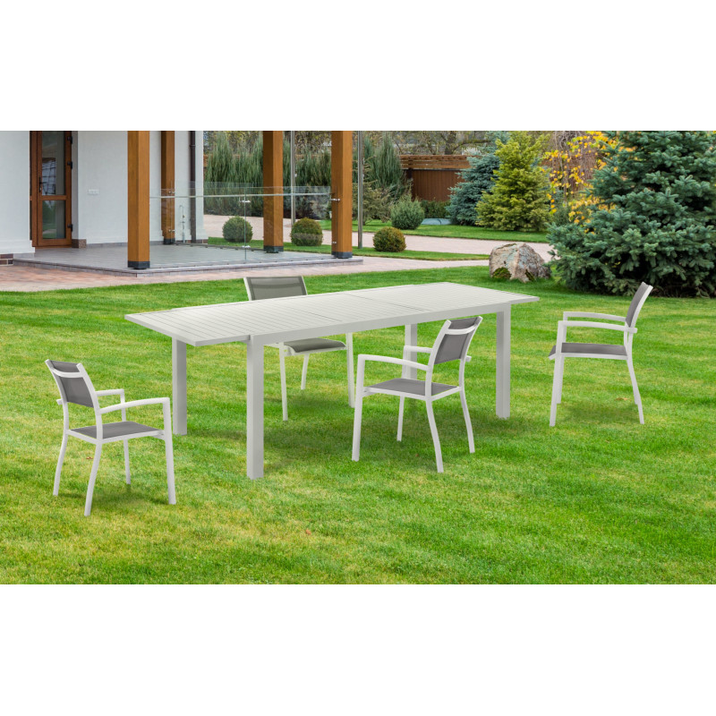 Tavolo Allungabile Nydri White - B 182 X 104 H11 Cm