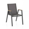 Sedia Con Braccioli Da Interno / Esterno Thilia 58 X 81 H.101 Cm