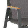 Sedia Con Braccioli Da Interno / Esterno Thilia 58 X 81 H.101 Cm