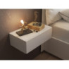 Comodino cassetto sospeso Mak Tomasucci H15×L45×P26 cm bianco opaco — levanteshop.it