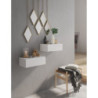 Comodino cassetto sospeso Mak Tomasucci H15×L45×P26 cm bianco opaco — levanteshop.it