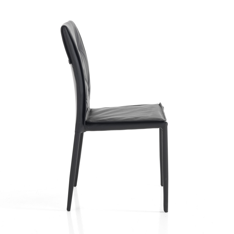 Sedie Lucia Black 102 X 68 X46 Cm