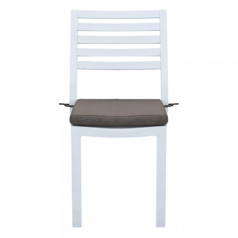 Sedia Formentera in Alluminio con Cuscino da Giardino