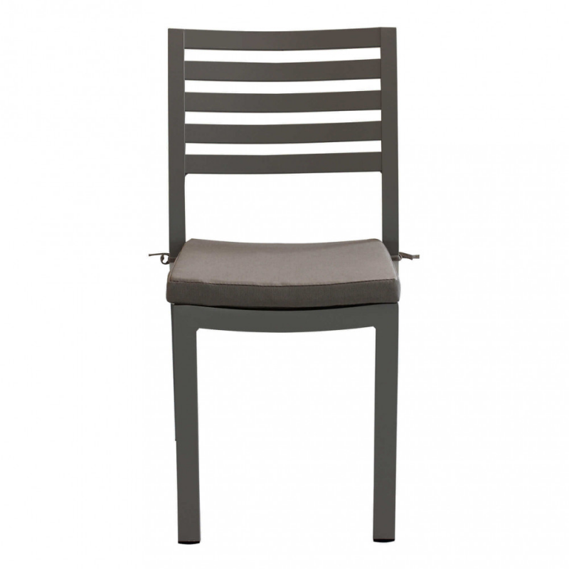 Sedia Formentera in Alluminio con Cuscino da Giardino