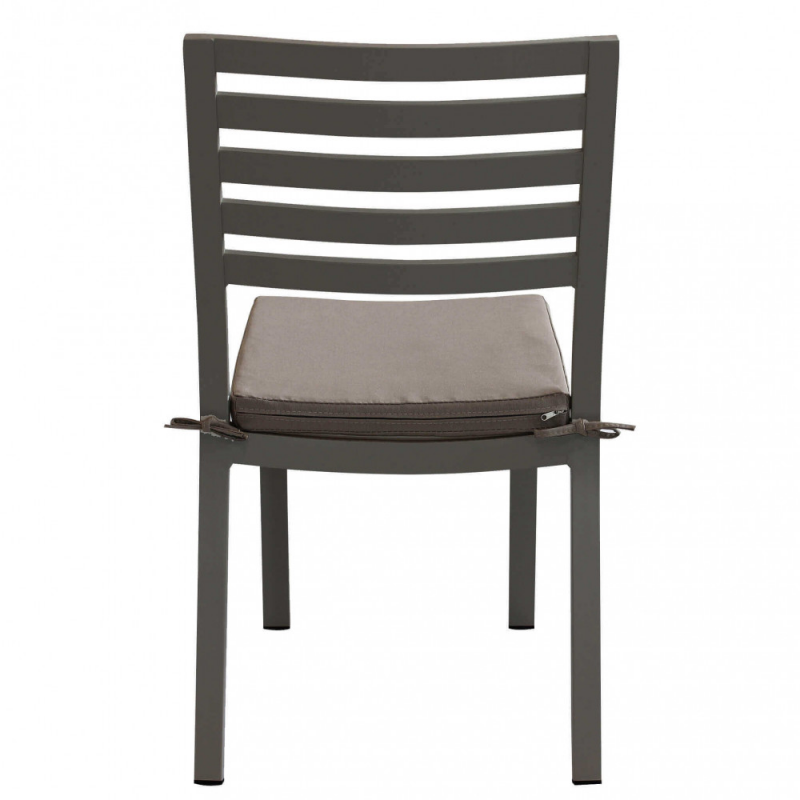 Sedia Formentera in Alluminio con Cuscino da Giardino