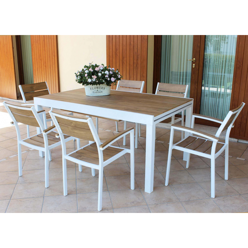 Poltrona Cayman da Esterno in Alluminio con Cuscino