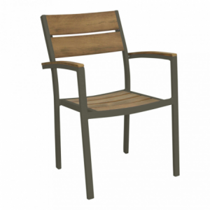 Poltrona Cayman da Esterno in Alluminio con Cuscino