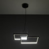 Lampadario Square Black 63X63 H13 Cm