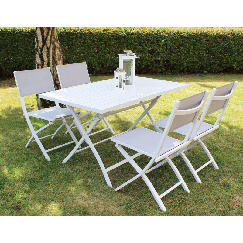 Set di 4 SEDIE GEORGIA PIEGHEVOLE