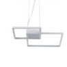 Lampadario Square White 63X63 H13 Cm