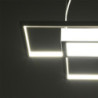 Lampadario Square White 63X63 H13 Cm