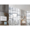 Lampadario Square White 63X63 H13 Cm