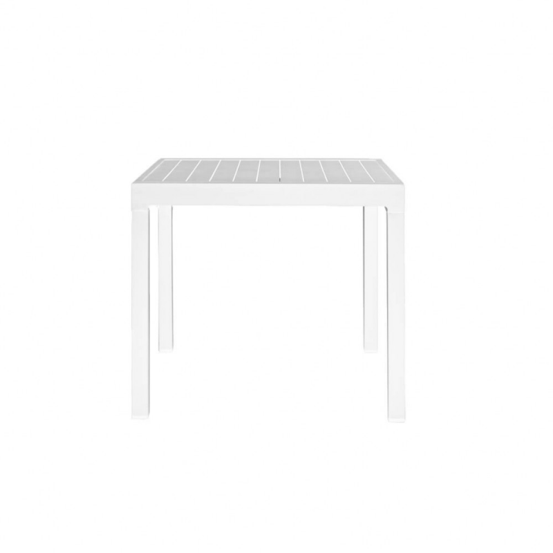 Tavolo Hawaii 90-180x90 Allungabile da Giardino in Alluminio