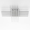 Plafoniera / Applique Cross White 68X21X51 Cm