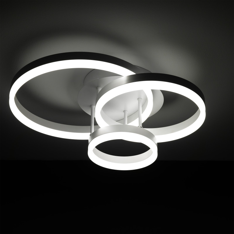 Plafoniera / Applique Rings White 52X61X27 Cm