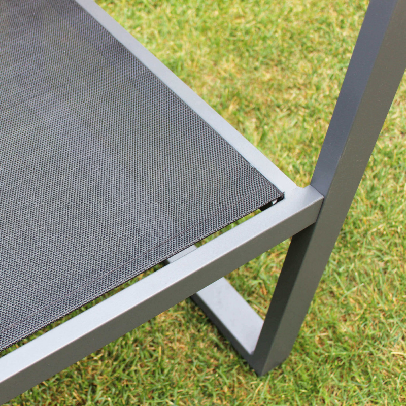 Salotto Formentera 2 Posti in Alluminio con Cuscini da Esterno