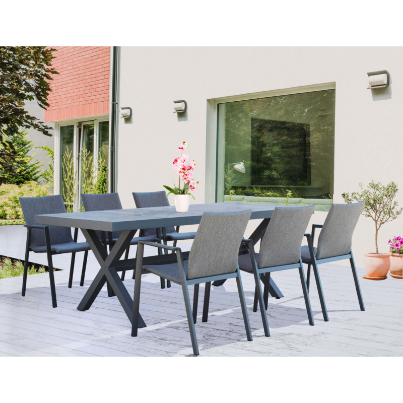 Poltrona Djerba Impilabile da Esterno in Resina Resistente