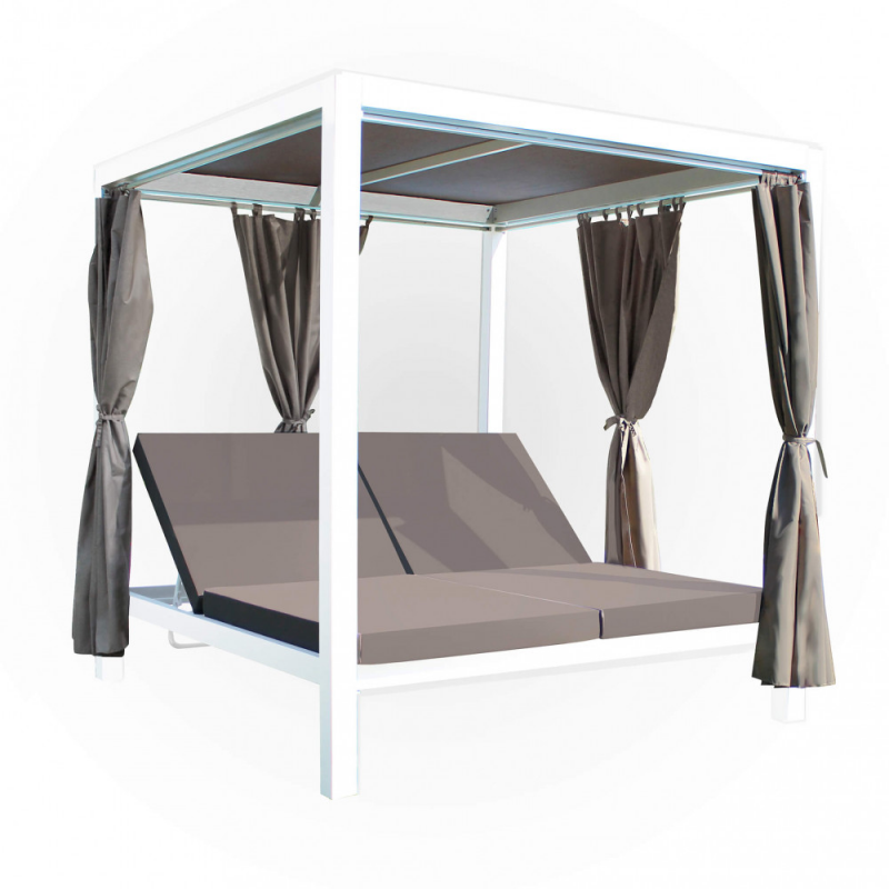 Gazebo letto Timbuktu moderno da giardino elegante e confortevole