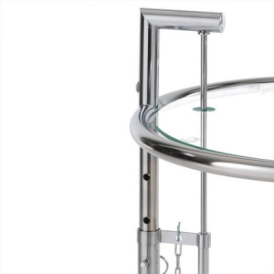Zoom Tavolino Hip Hop Crome 49,5 X 49,5 48 Cm