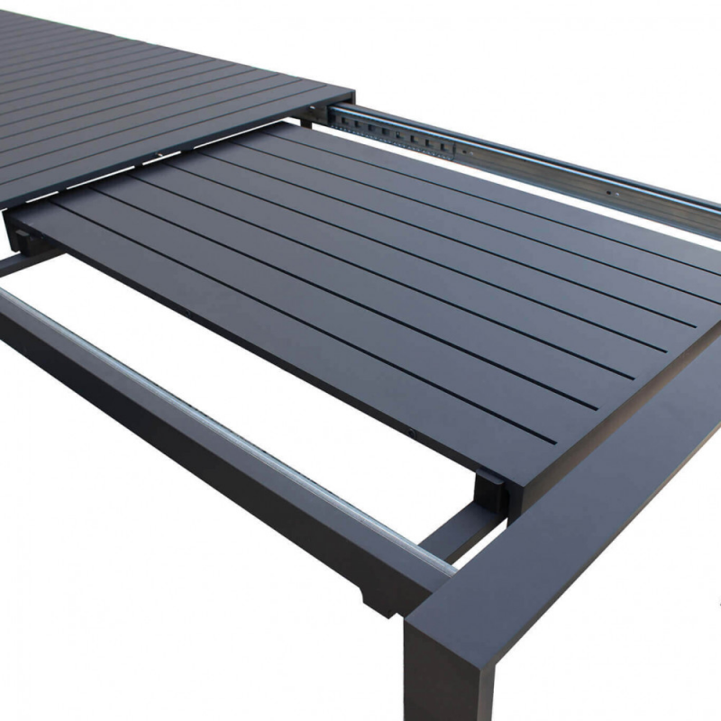 Tavolo Houston allungabile 135-180x70cm alluminio da esterno