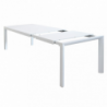Tavolo Houston Allungabile 135-180x70 in Alluminio da Giardino