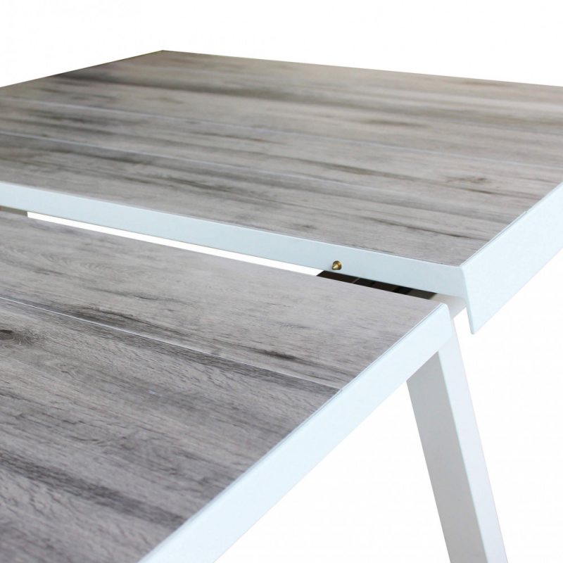 Tavolo Seattle Allungabile 205-265x105 in Alluminio da Giardino