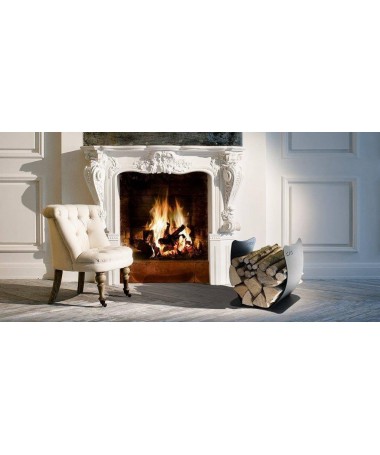 Zoom Portalegna Onda in acciaio - Made in Italy