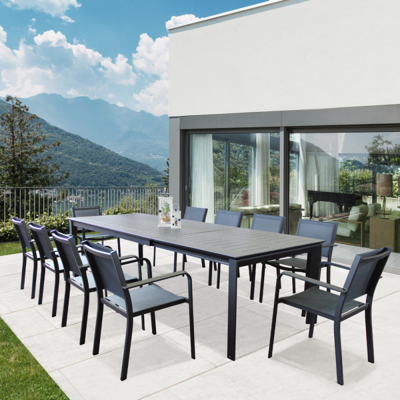 Tavolo Allungabile Argos 200/300 x 100 in Alluminio