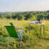 Tavolino Professional 80x60 cm in ferro per giardino resistente