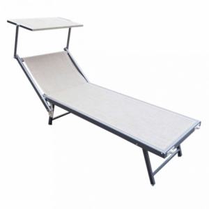 Lettino Rimini da Giardino in Alluminio Reclinabile