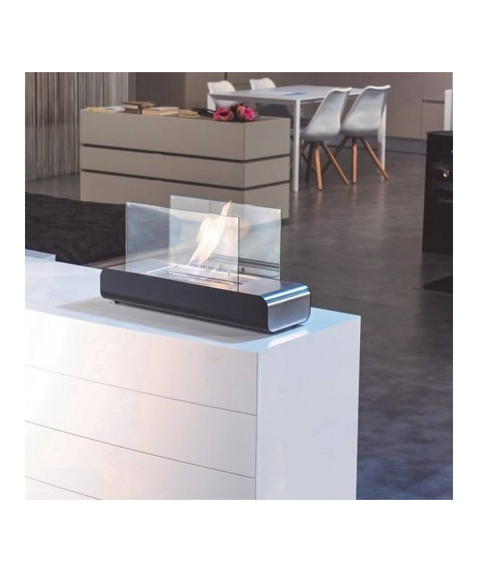 Biocamino da tavolo Modena - nero