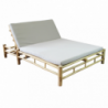 Letto Affinity con Cuscini in Legno Marrone da Esterno