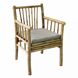 Poltrona Carlis in Legno Marrone per Esterno Giardino