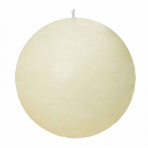Zoom CANDELA SFERICA PROFUMATA AVORIO 8 CM