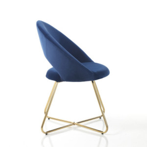 Zoom Sedia / Poltrona Edda Blue 70 X 45 H55 Cm