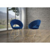 Sedia / Poltrona Edda Blue 70 X 45 H55 Cm