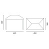 Gazebo 3x4,5 Pieghevole Con Traliccio Centrale In Alluminio Moia