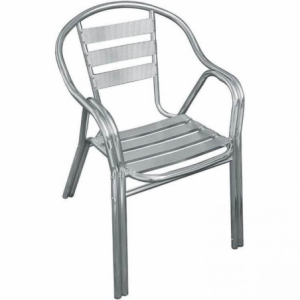 Poltrona Double impilabile da esterno robusta e confortevole