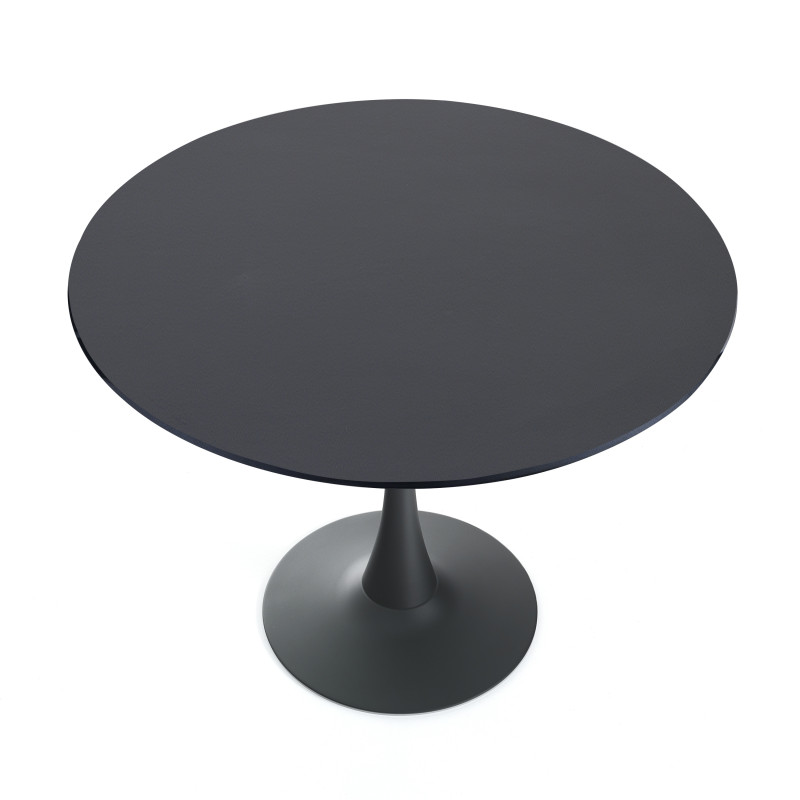 Tavolo Rotondo Kyoto Black 98 X 98 H15 Cm