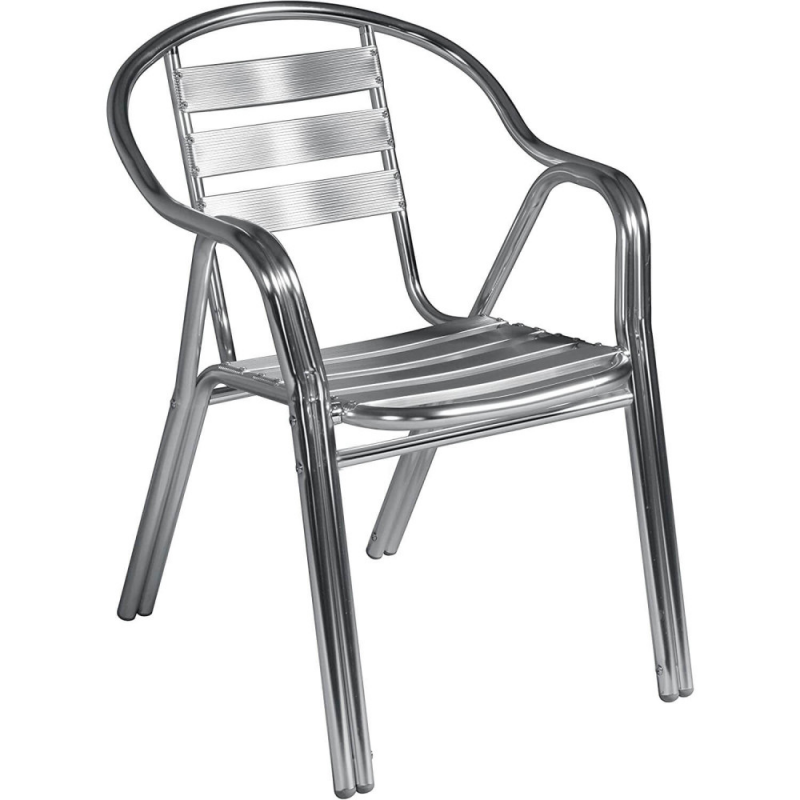 Poltrona Double impilabile da esterno robusta e confortevole