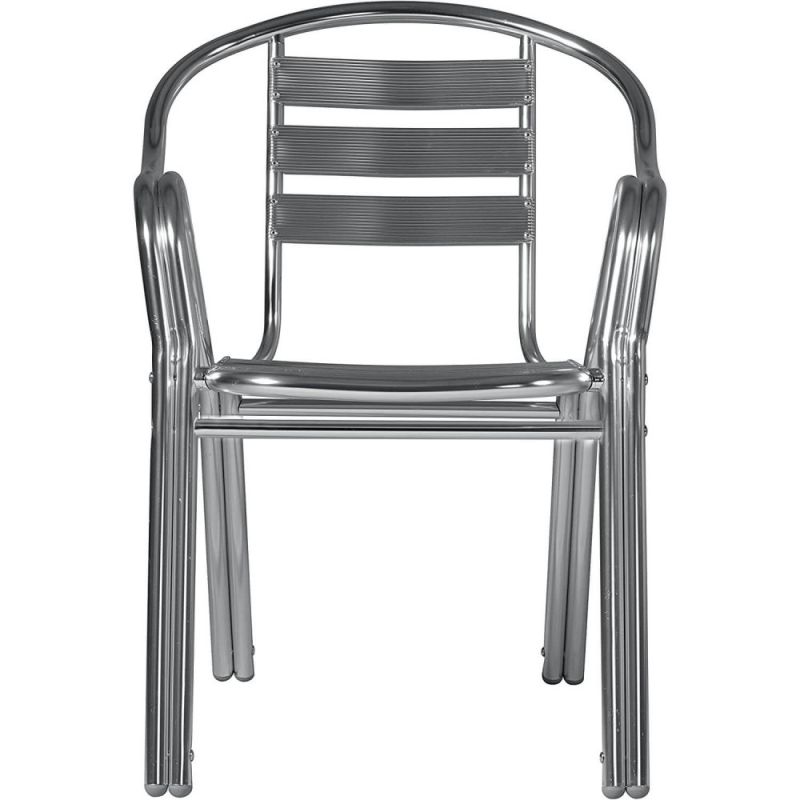 Poltrona Double impilabile da esterno robusta e confortevole