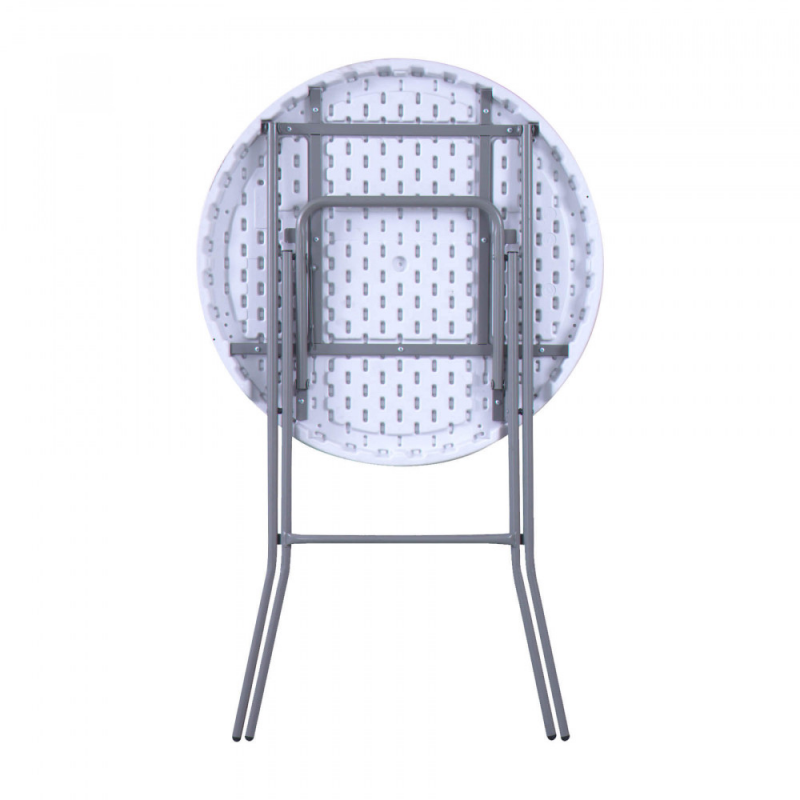 Tavolo Catering alto Ø80 cm in ferro per eventi e giardino