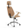 Poltrona Da Ufficio Visby High Wood 58 X 60 H39 Cm