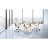 Poltrona Da Ufficio Visby High Wood 58 X 60 H39 Cm