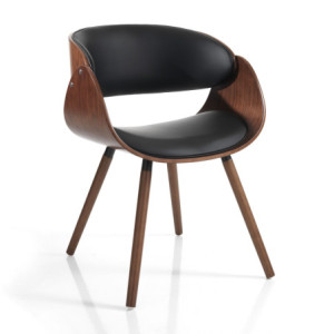Sedia Visby Evo Dark Wood 55 X 54,5 H42,5 Cm