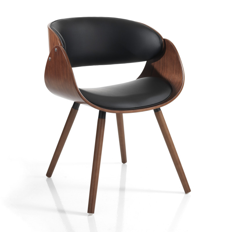 Sedia Visby Evo Dark Wood 55 X 54,5 H42,5 Cm
