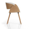 Sedia Visby Evo Wood 55 X 54,5 H42,5 Cm