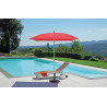 Set 5 ombrelloni Scirocco fibra Olefin 2x2 alluminio Moia