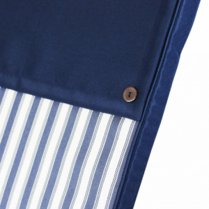 Zoom CUSCINO REAL LETTINO RIGA BLU